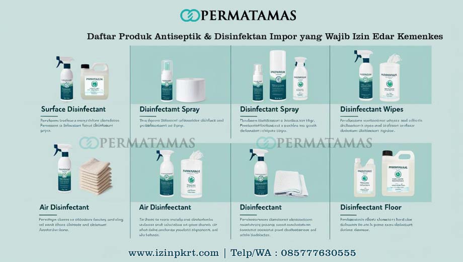 Daftar Produk Antiseptik & Disinfektan Impor yang Wajib Izin Edar Kemenkes