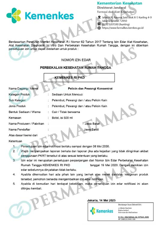 Jasa Perpanjang Izin Edar PKRT Kemenkes