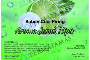 Contoh Label Sabun Cuci Piring