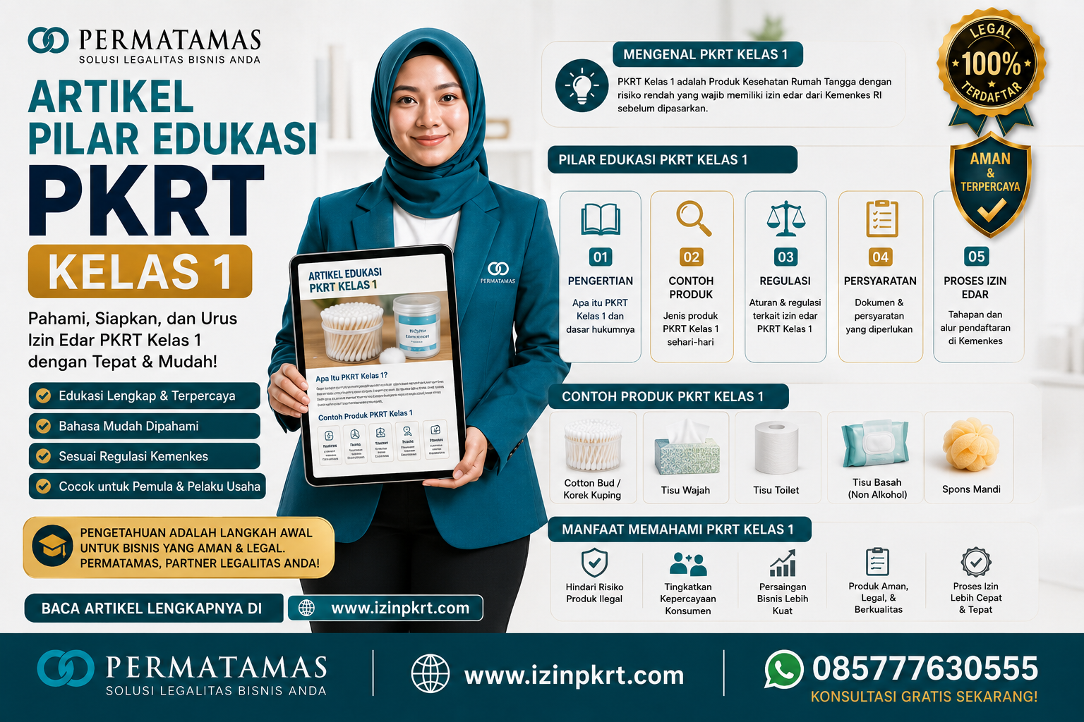 PKRT Kelas 1 Adalah? Contoh Produk dan Cara Mendapatkan Izin Edarnya