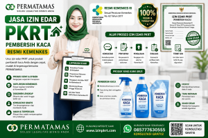 Jasa Izin Edar PKRT Pembersih Kaca Resmi Kemenkes