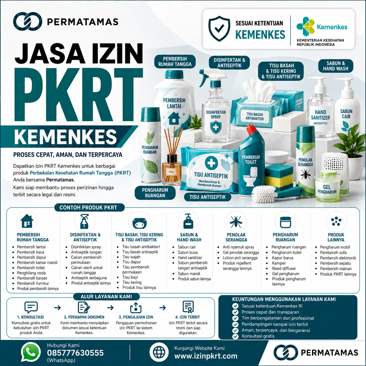 Jasa Pengurusan Izin Edar PKRT Kemenkes Produk Tisu Anak